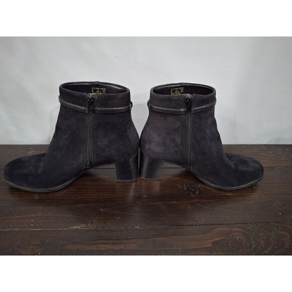 Kate Spade New York Madison  Black Suede Leather Booties/Pre-owned, Sz. 9B EUC - Picture 2 of 12